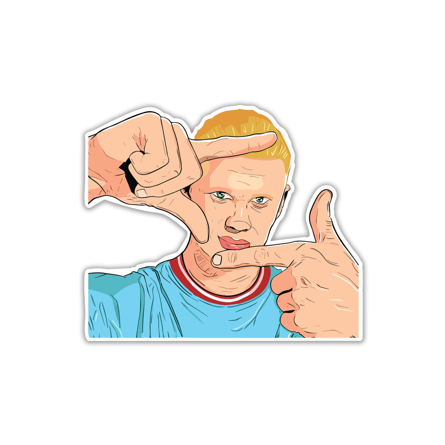 NORWEGIAN NET BREAKER – ERLING HAALAND STICKER