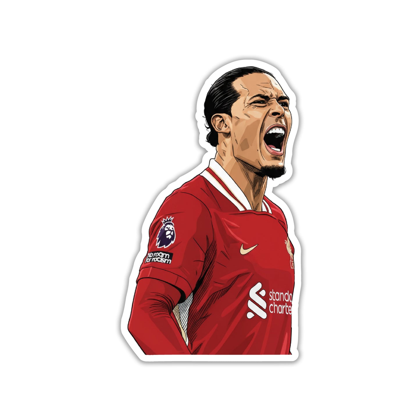 VIRGIL VAN DIJK - ANFIELD FORTRESS STICKER