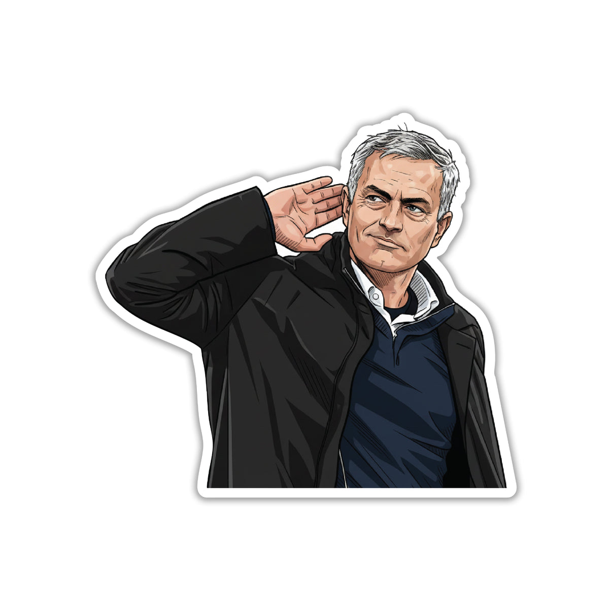 JOSE MOURINHO - THE SPECIAL ONE LISTEN STICKER