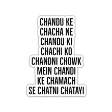 CHACHA CHACHI'S CHUTNEY REMIX STICKER