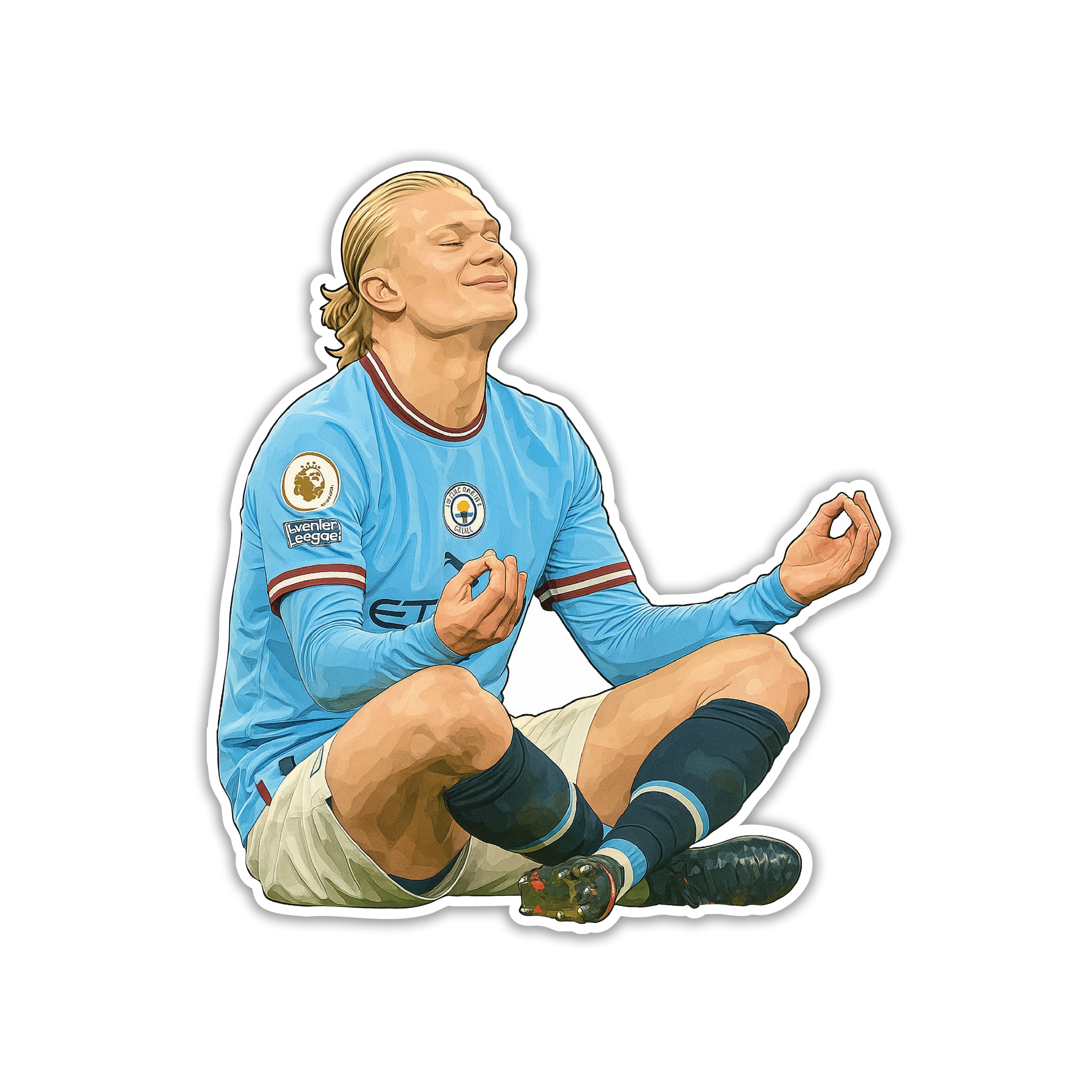 CHAMPIONS LEAGUE MENACE – ERLING HAALAND STICKER