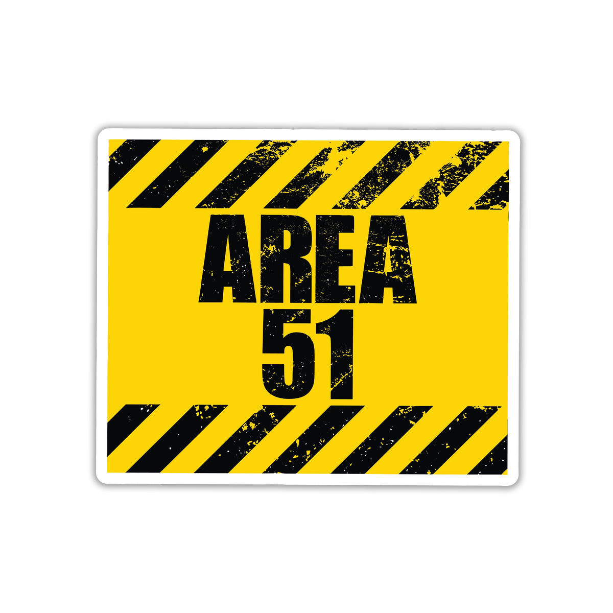 CAUTION ZONE STICKER