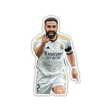 DANI CARVAJAL - CAPTAIN OF THE RIGHT FLANK STICKER