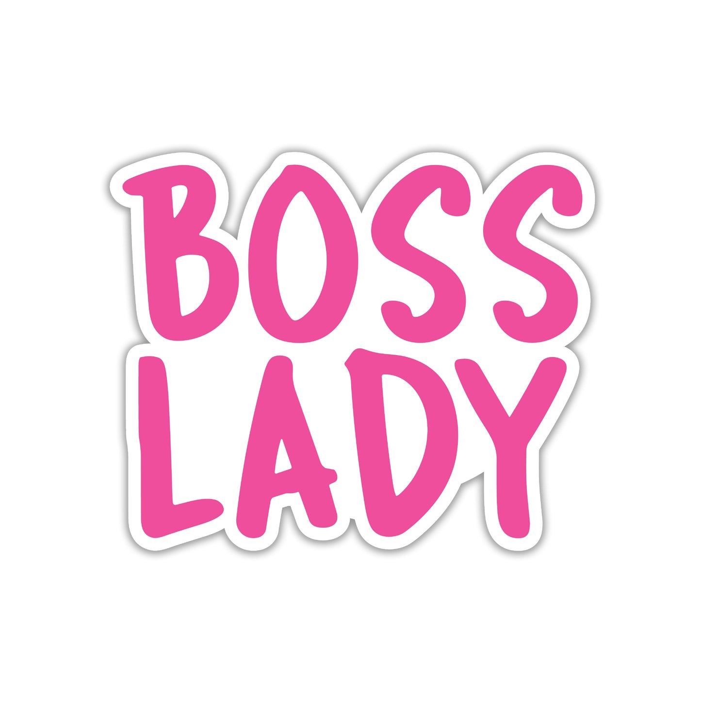 BOSS LADY VIBES STICKER