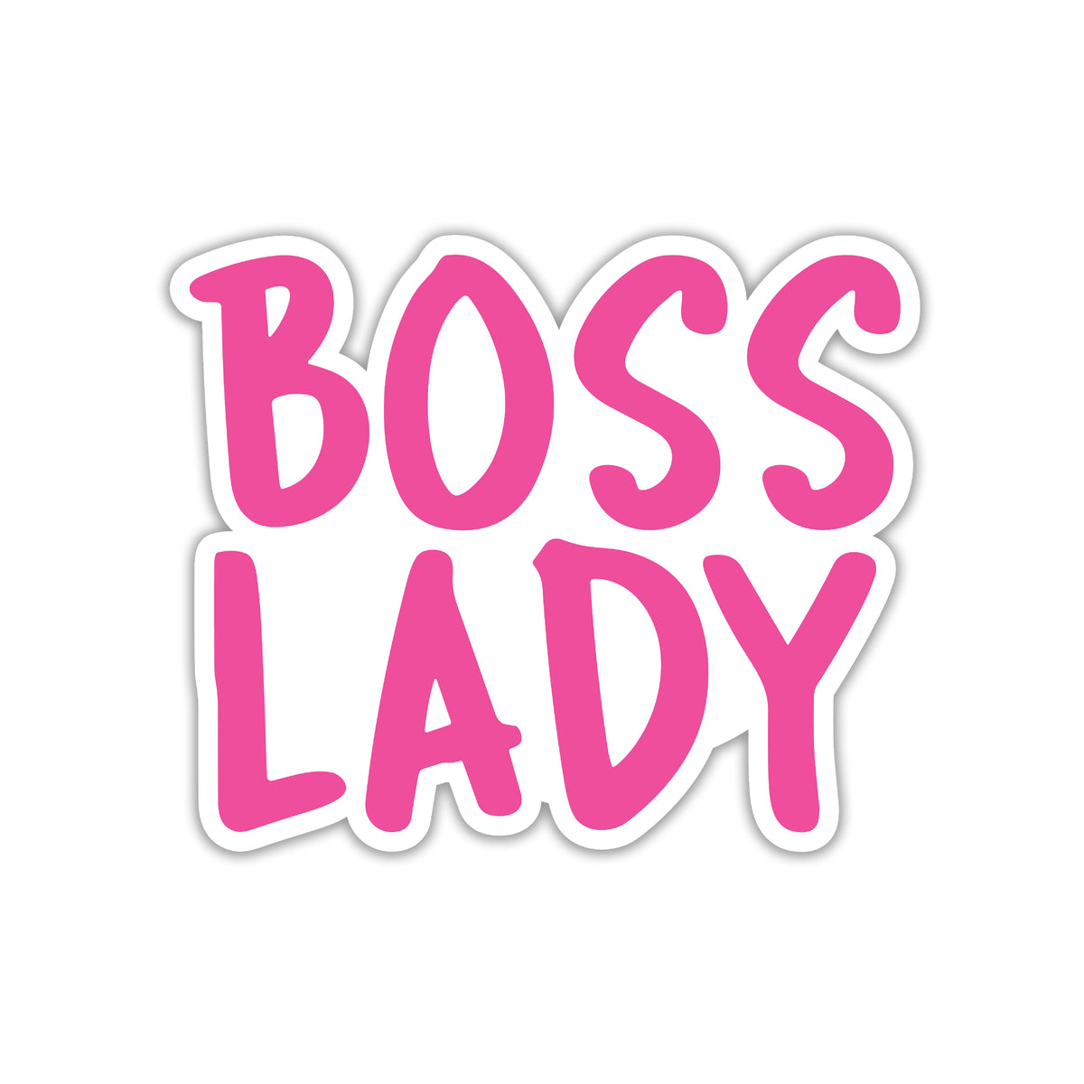 BOSS LADY VIBES STICKER