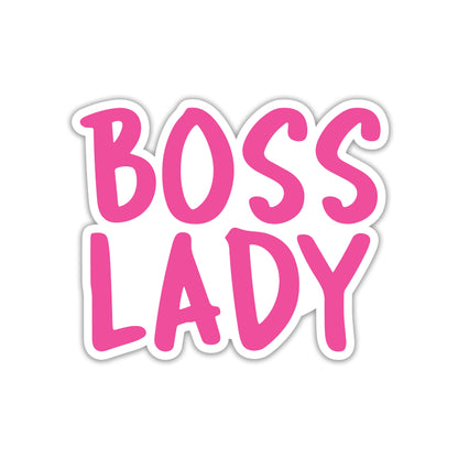 BOSS LADY VIBES STICKER