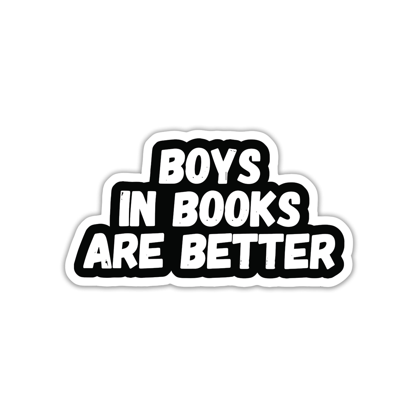 BOOK WALE BOYS ZYADA CUTE STICKER