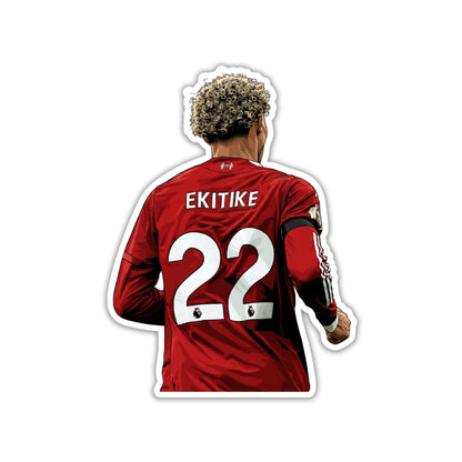 HUGO EKITIKE - RED DREAD 22 STICKER