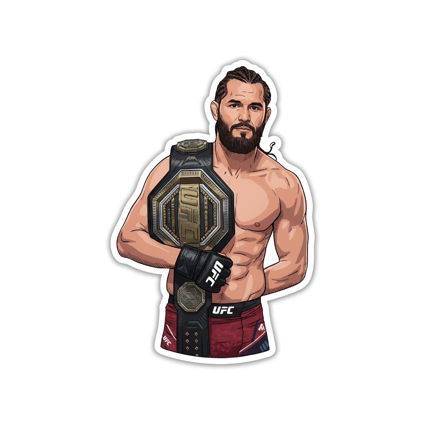 JORGE MASVIDAL - STREET JESUS CHAMPION STICKER