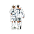 KROOS & RONALDO - LOS BLANCOS BROTHERS STICKER