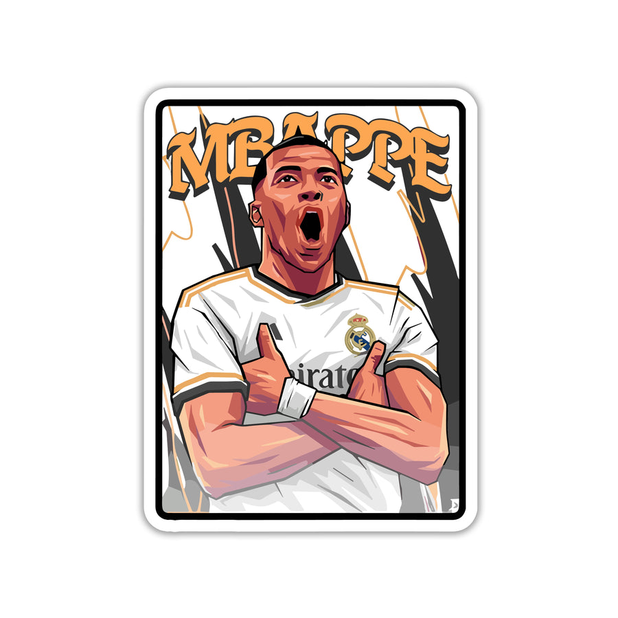 KYLIAN MBAPPE - MADRID TURBO STICKER