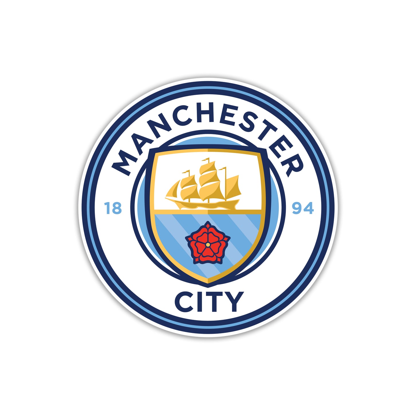 MANCITY LOGO STICKER