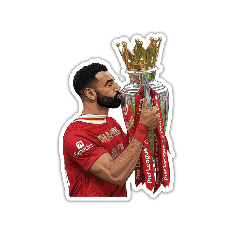 MOHAMED SALAH - KING OF ANFIELD'S CROWN STICKER