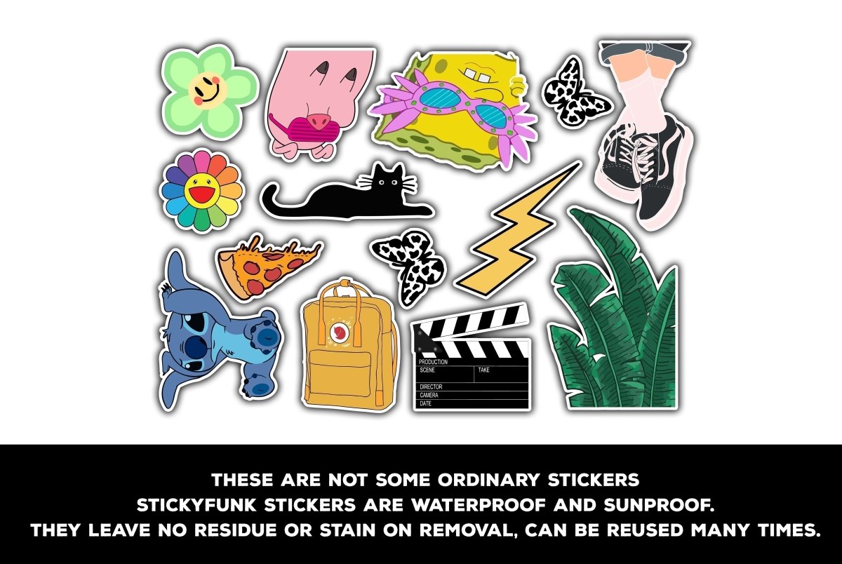 Funky Sticker Collection - 3