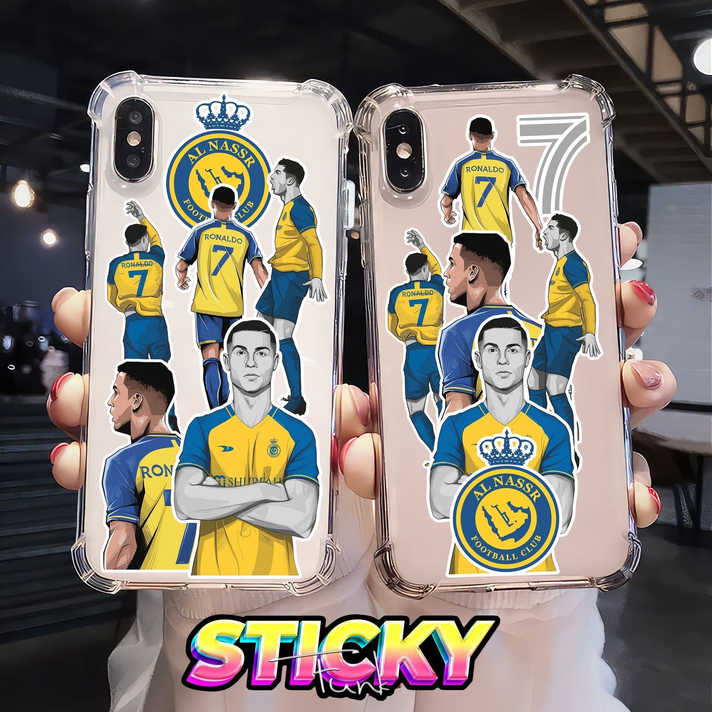 RONALDO - ALNASSR MINI STICKERS SHEET