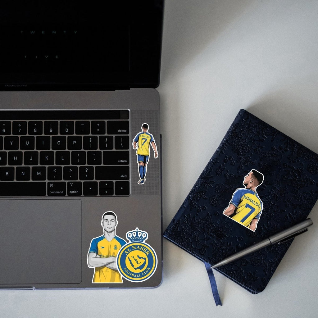 RONALDO - ALNASSR MINI STICKERS SHEET - stickyfunk premium stickers
