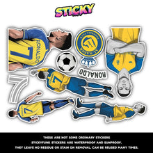 RONALDO - ALNASSR MINI STICKERS SHEET