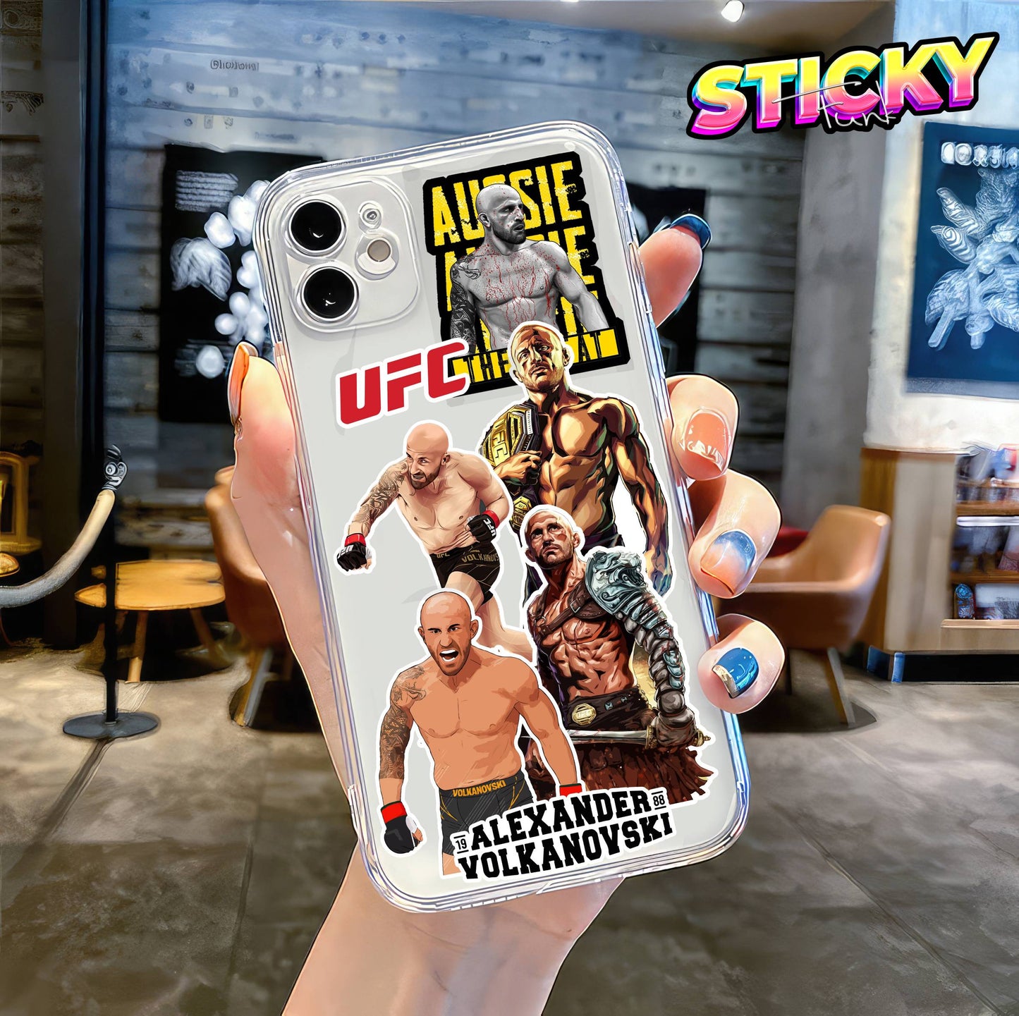 ALEXANDER VOLKANOVSKI MINI STICKERS SHEET