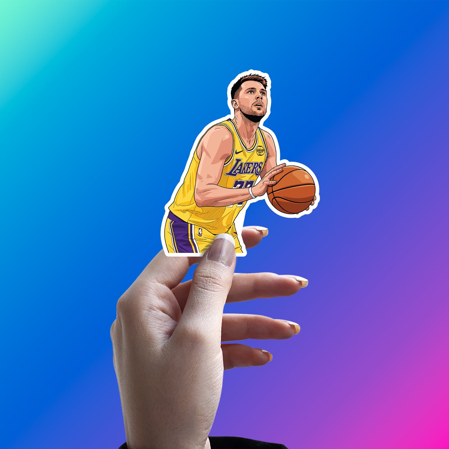 LUKA DONCIC - LA MAGIC 77 STICKER