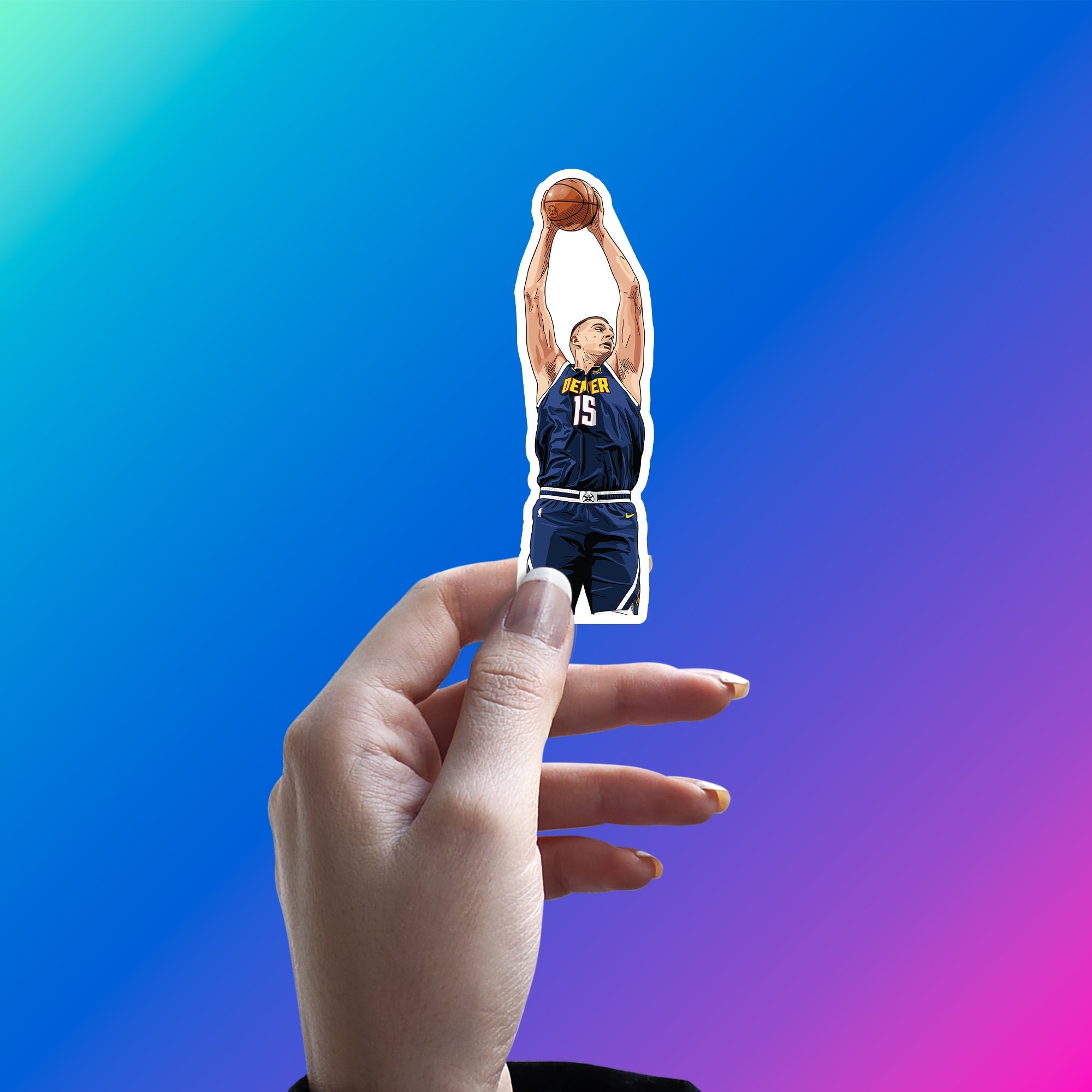 NIKOLA JOKIC - SOMBOR TOUCH STICKER
