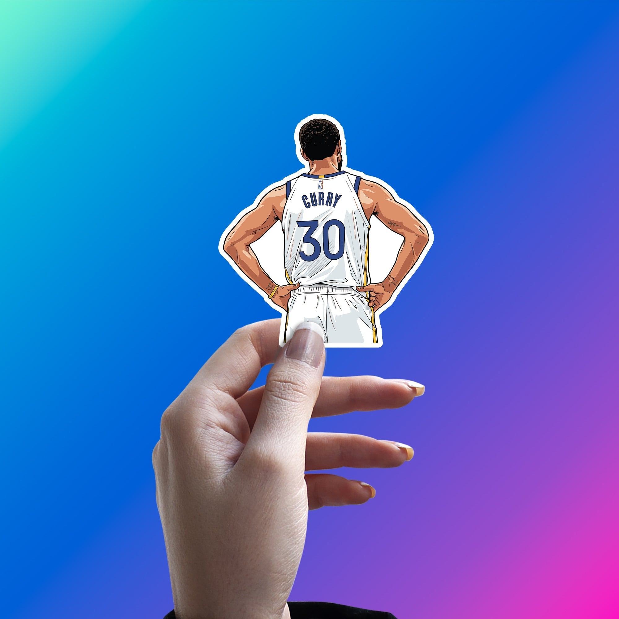STEPHEN CURRY - CHEF CURRY WAITING STICKER