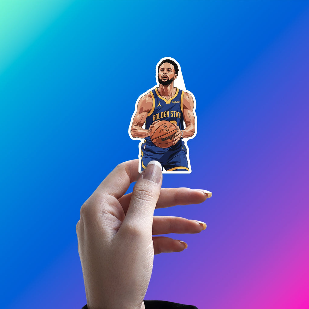 STEPHEN CURRY - GOLDEN BOY STANCE STICKER