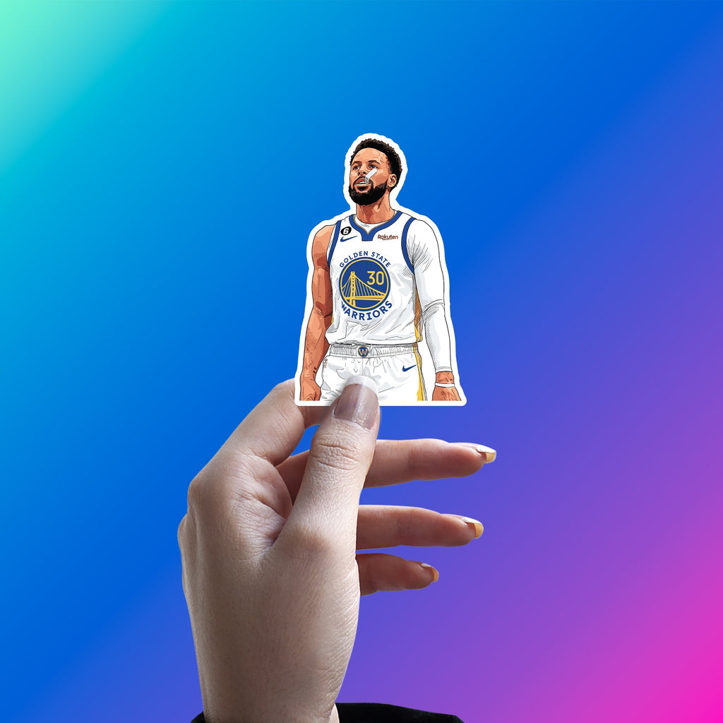 STEPHEN CURRY - WARRIOR FOCUS STICKER