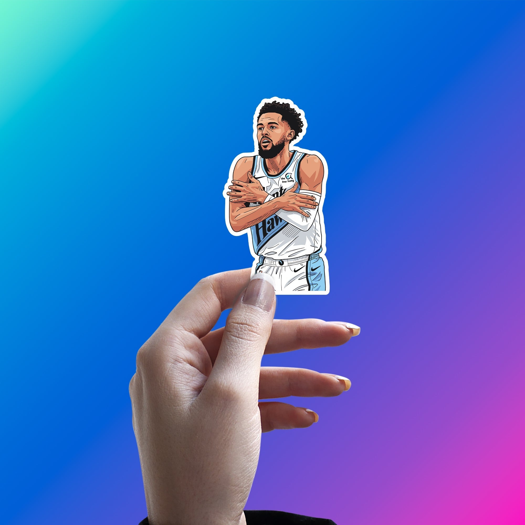 TRAE YOUNG - ICE TRAE SHIVER STICKER