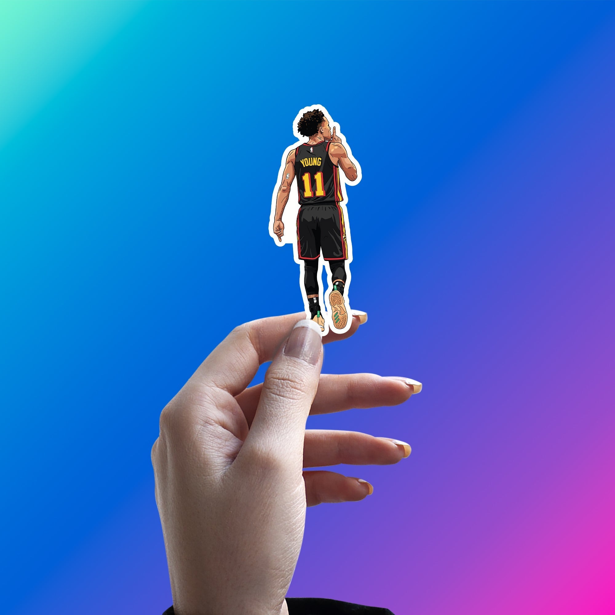 TRAE YOUNG - NUMBER 11 LEGACY STICKER