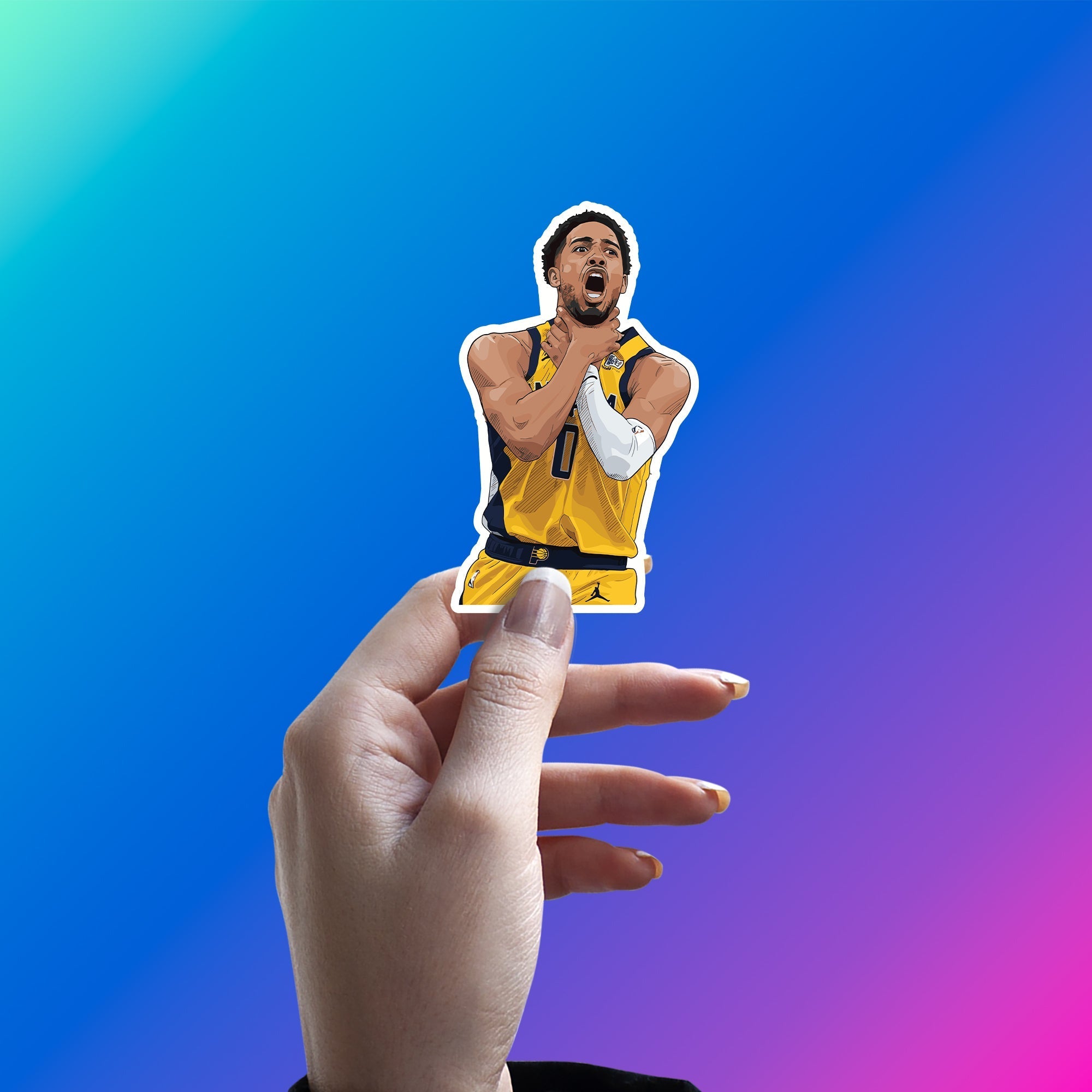 TYRESE HALIBURTON - CHOKE TIME TRIBUTE STICKER