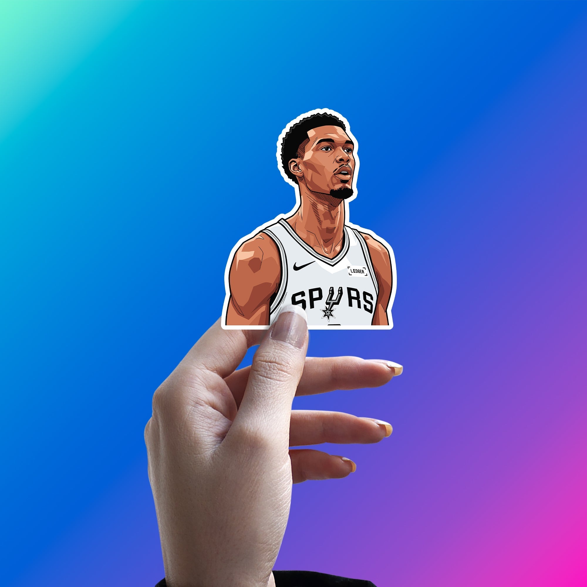 VICTOR WEMBANYAMA - SPURS FUTURE GAZE STICKER
