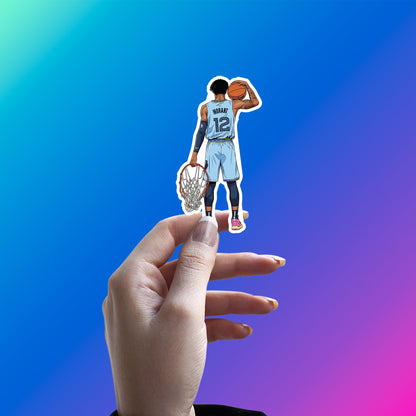 JA MORANT - DUNK CHAMPION VIBE STICKER