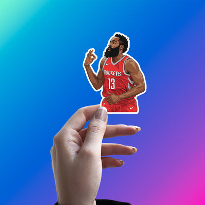JAMES HARDEN - THREE POINT MONSTER STICKER