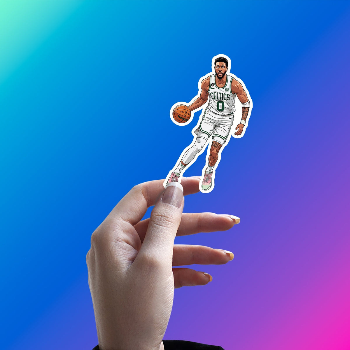 JAYSON TATUM - CELTIC DRIVE STICKER