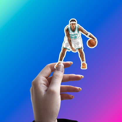LAMELO BALL - BETWEEN THE LEGS CROSS STICKER