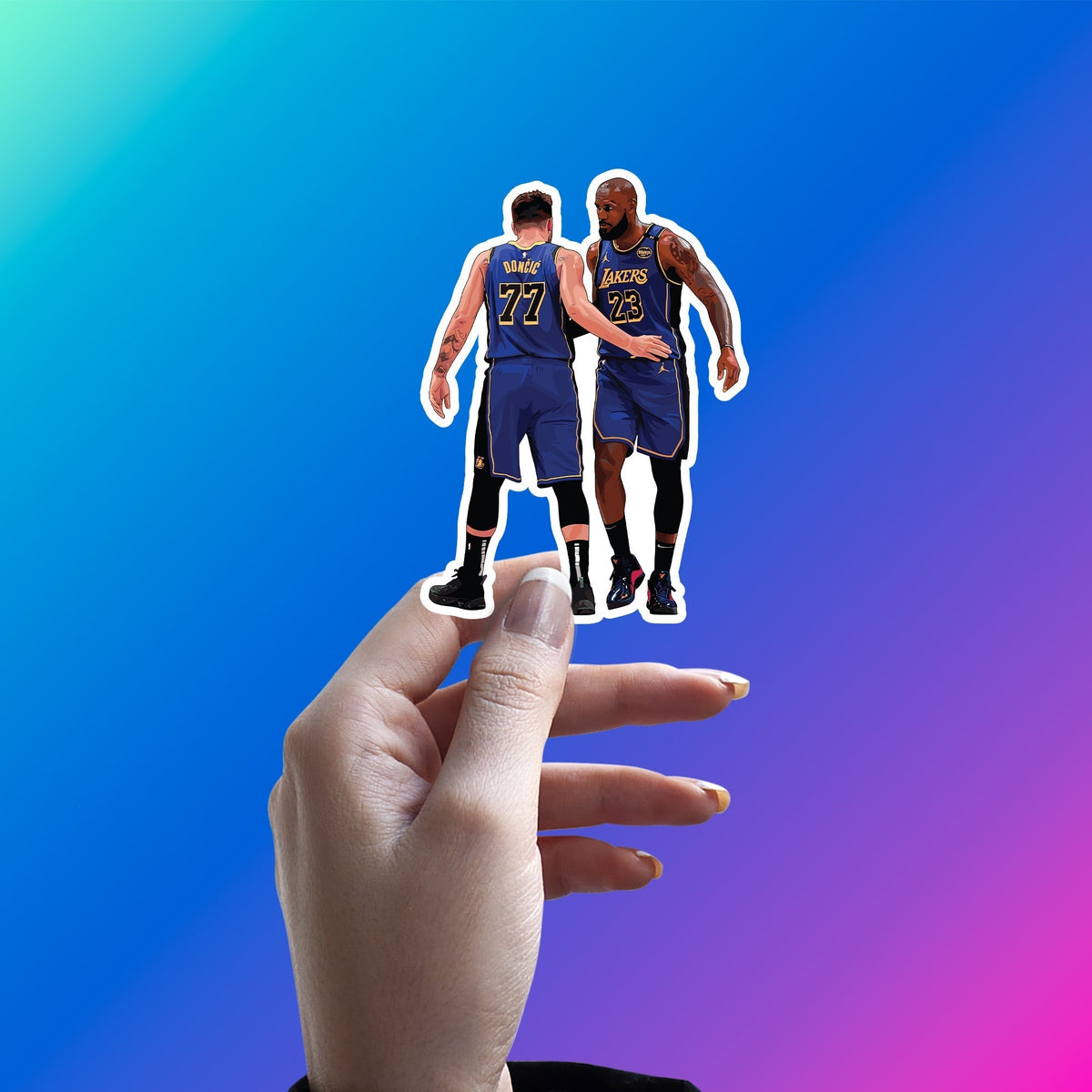 LUKA & LEBRON - GAME RECOGNIZE GAME STICKER