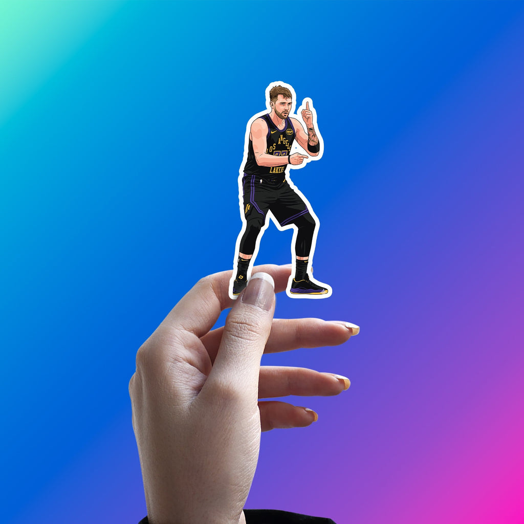 LUKA DONCIC - BLACK JERSEY QUIET STICKER