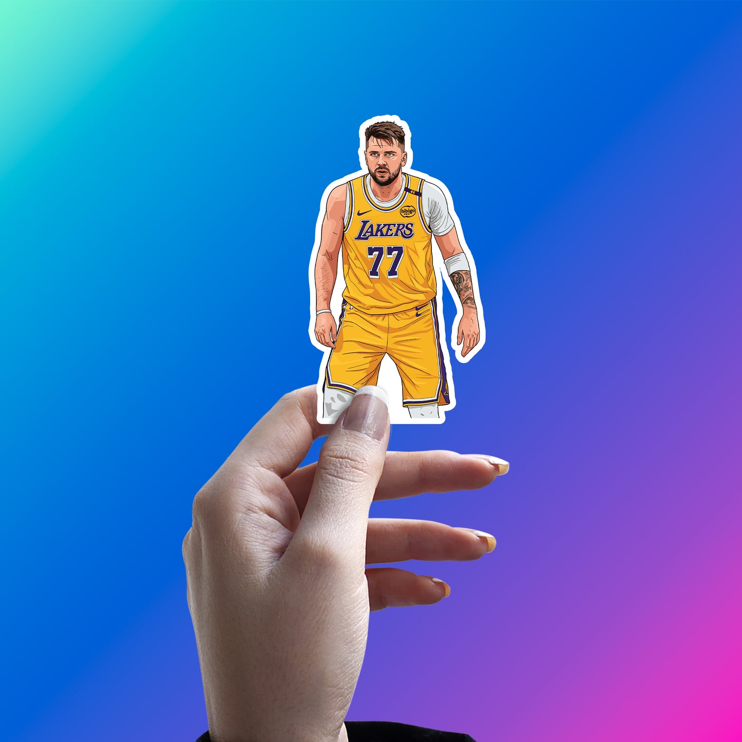 LUKA DONCIC - FUTURE LAKER VIBE STICKER