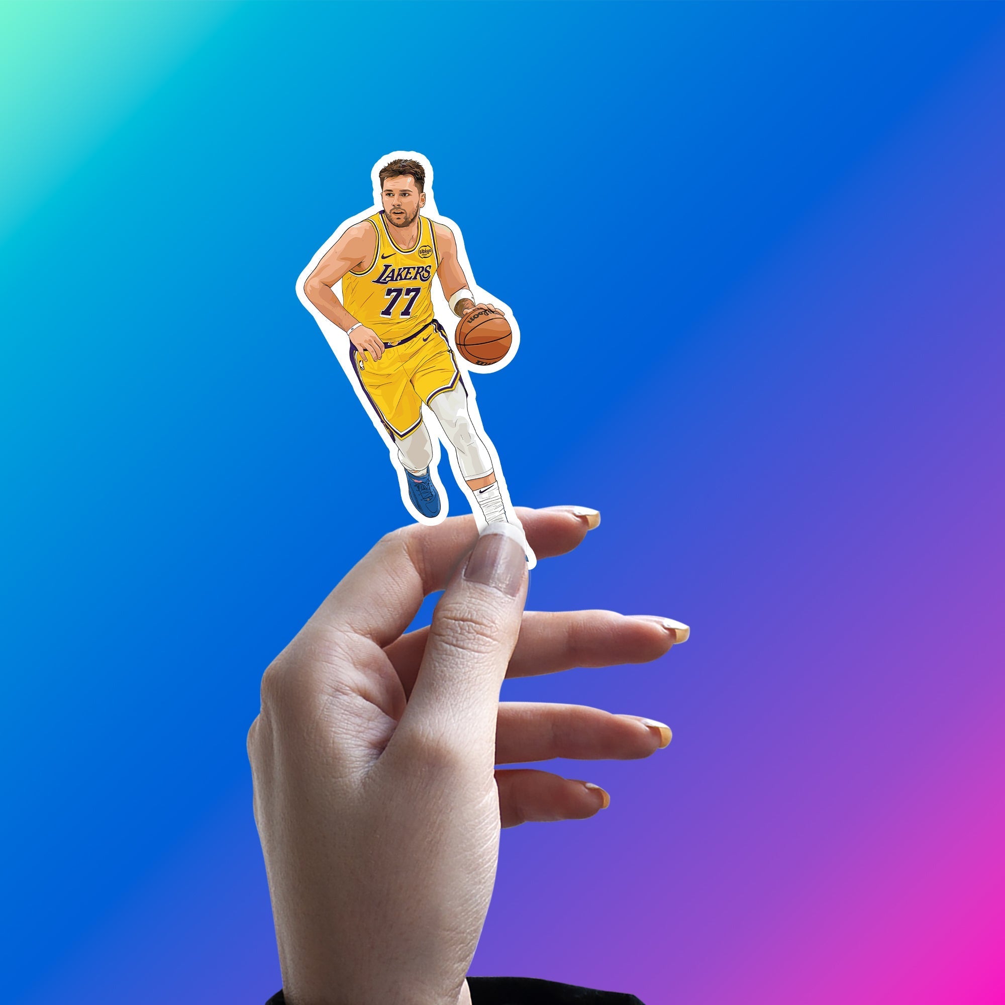 LUKA DONCIC - HOLLYWOOD 77 DRIVE STICKER