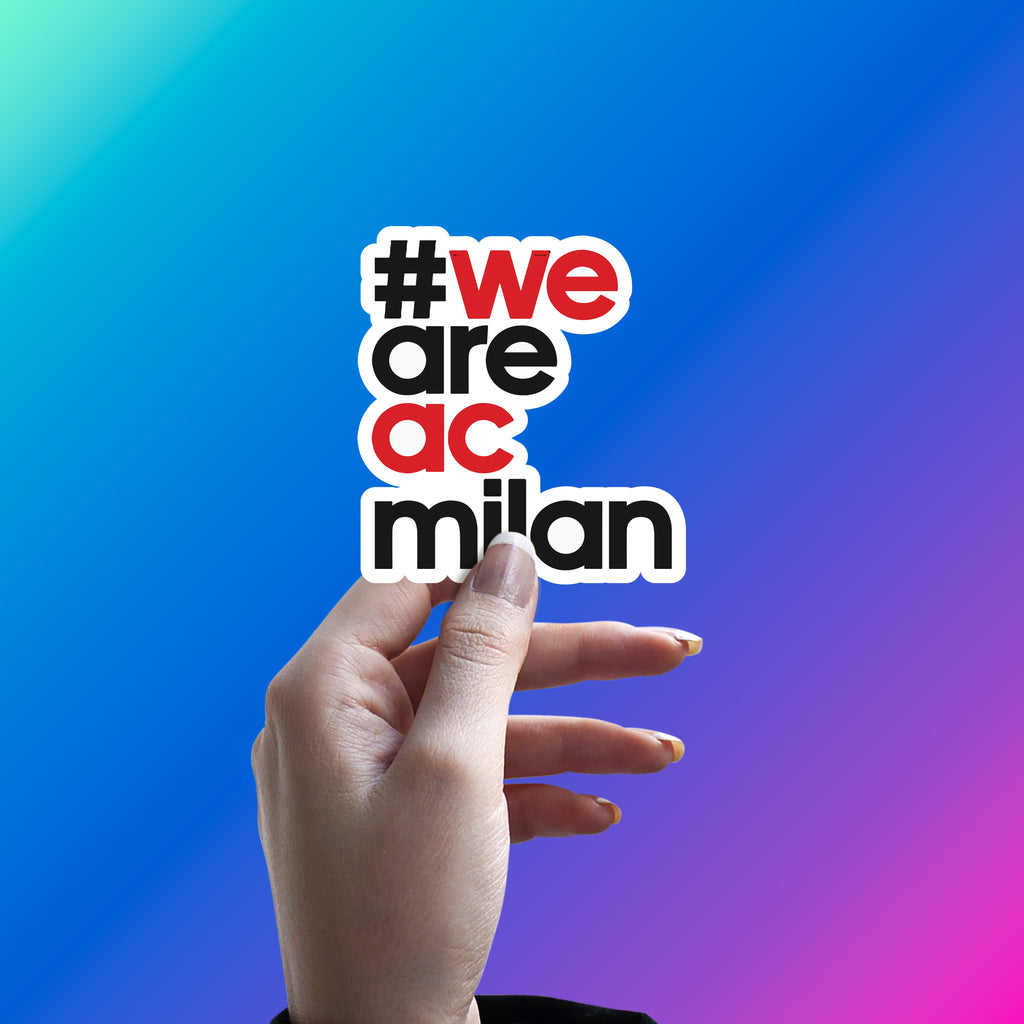 AC MILAN - CLUB PRIDE QUOTE STICKER