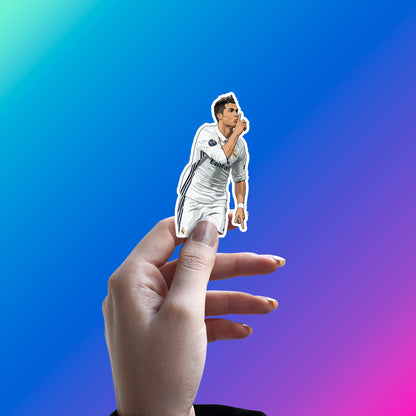 CRISTIANO RONALDO - SILENCE THE CROWD STICKER