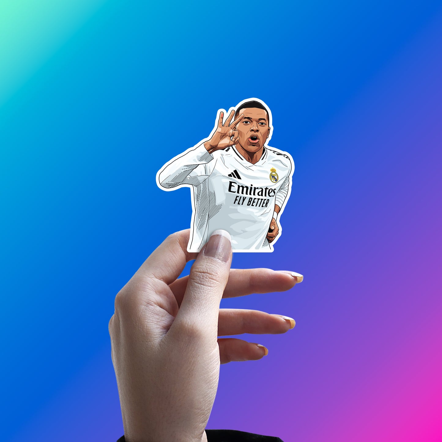 KYLIAN MBAPPE - GALACTICO ARRIVAL STICKER