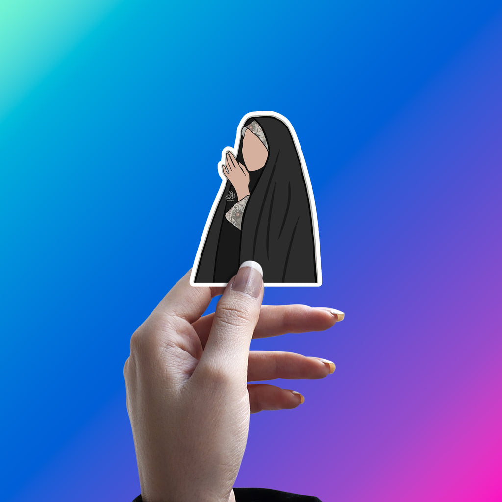 MUSLIM GIRL STICKER - HIJAB STICKER - 10