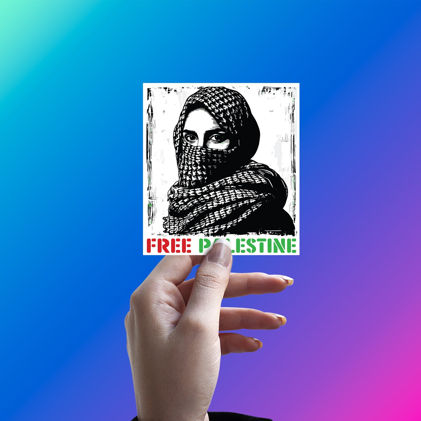 PALESTINE STICKER - 16