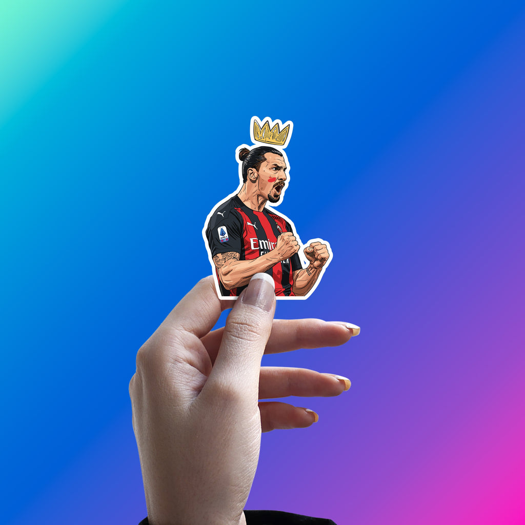 ZLATAN IBRAHIMOVIC - GOD OF MILAN STICKER