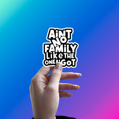 A HOT MESS SINCE BIRTH STICKER
