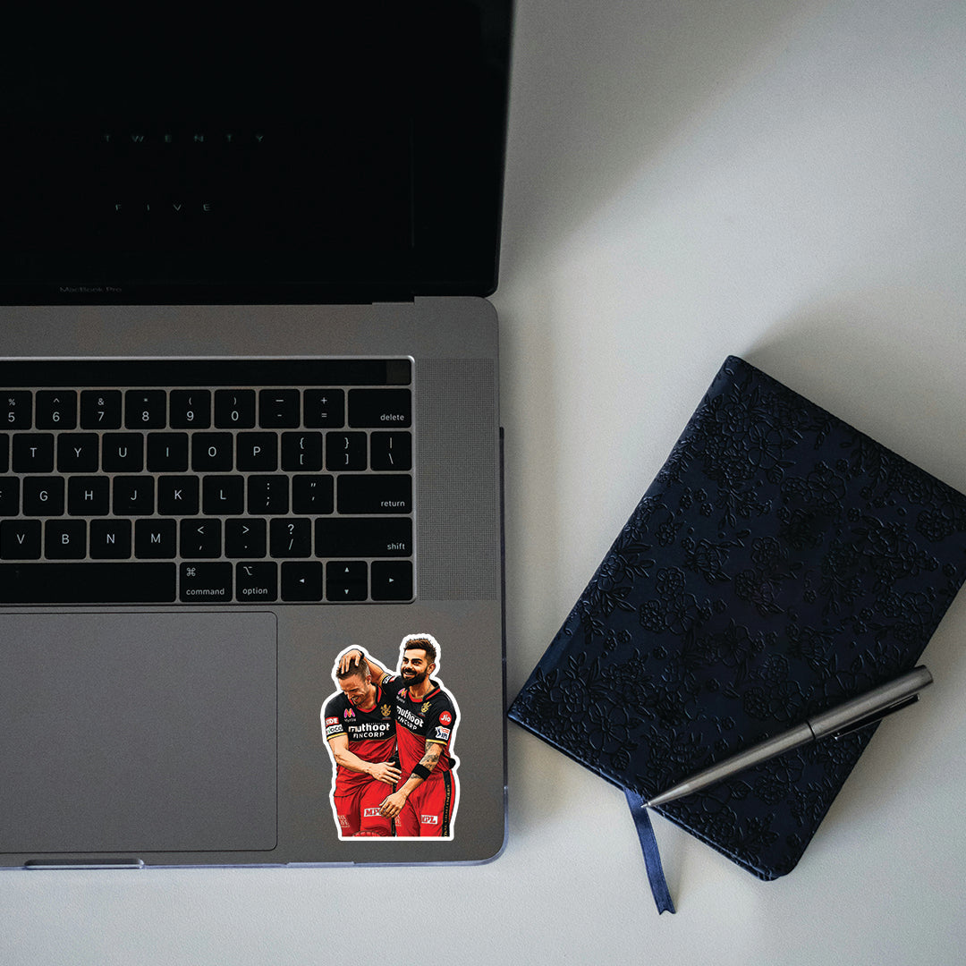 Brotherhood  Moment – Virat Kohli And ABD Sticker