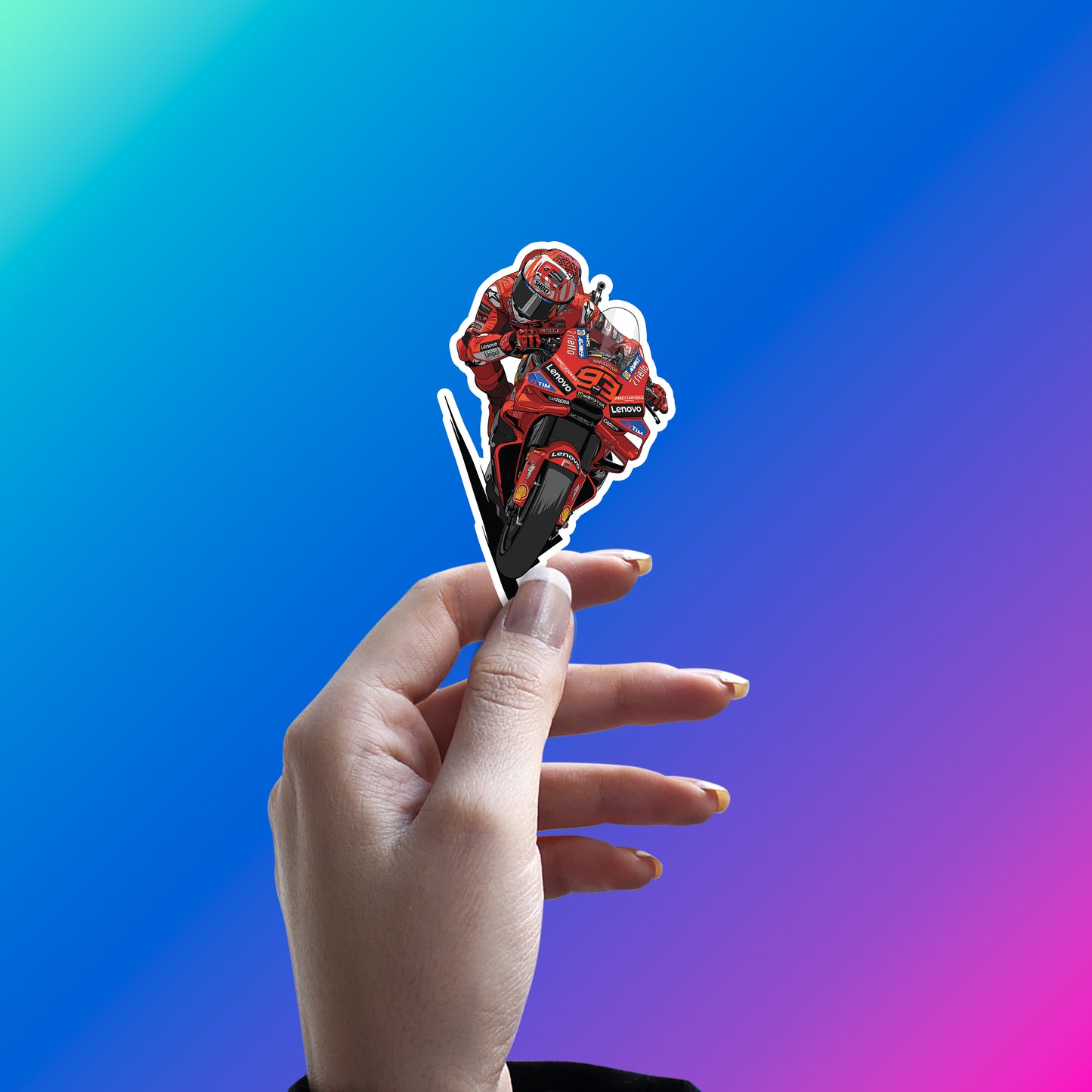 MARC MARQUEZ - ELBOW DOWN KING STICKER