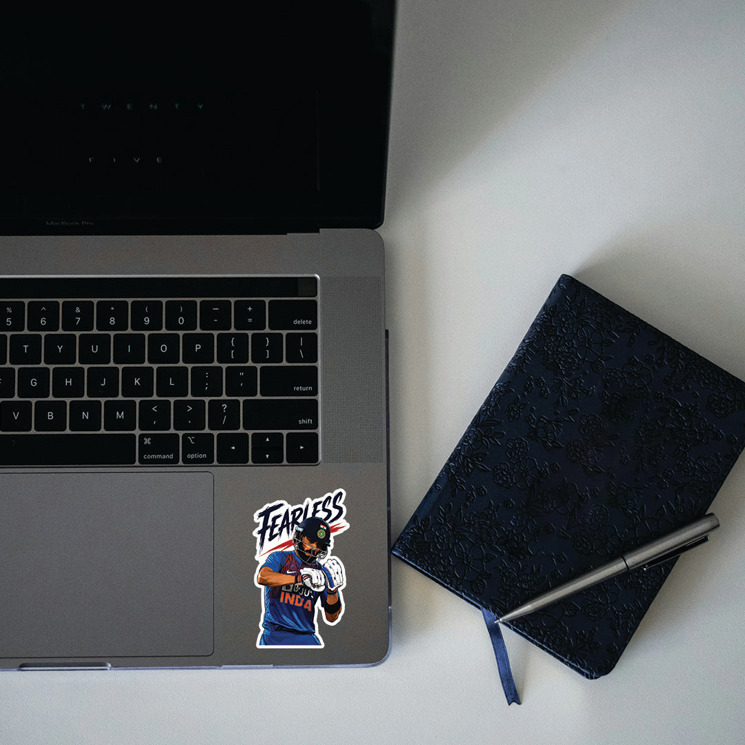 Fearless Warrior Blue – Virat Kohli Sticker