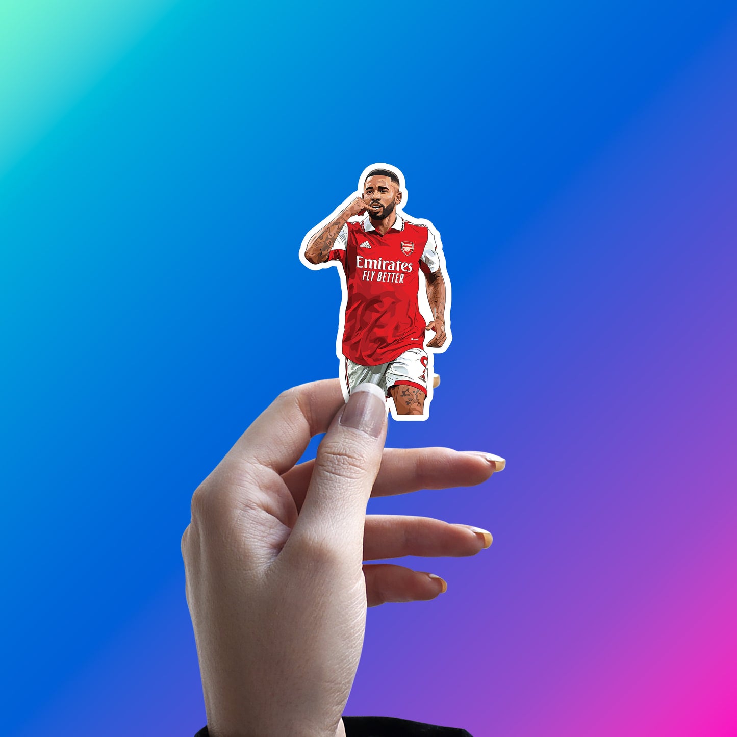 GABRIEL JESUS - ALO MAE CALL STICKER